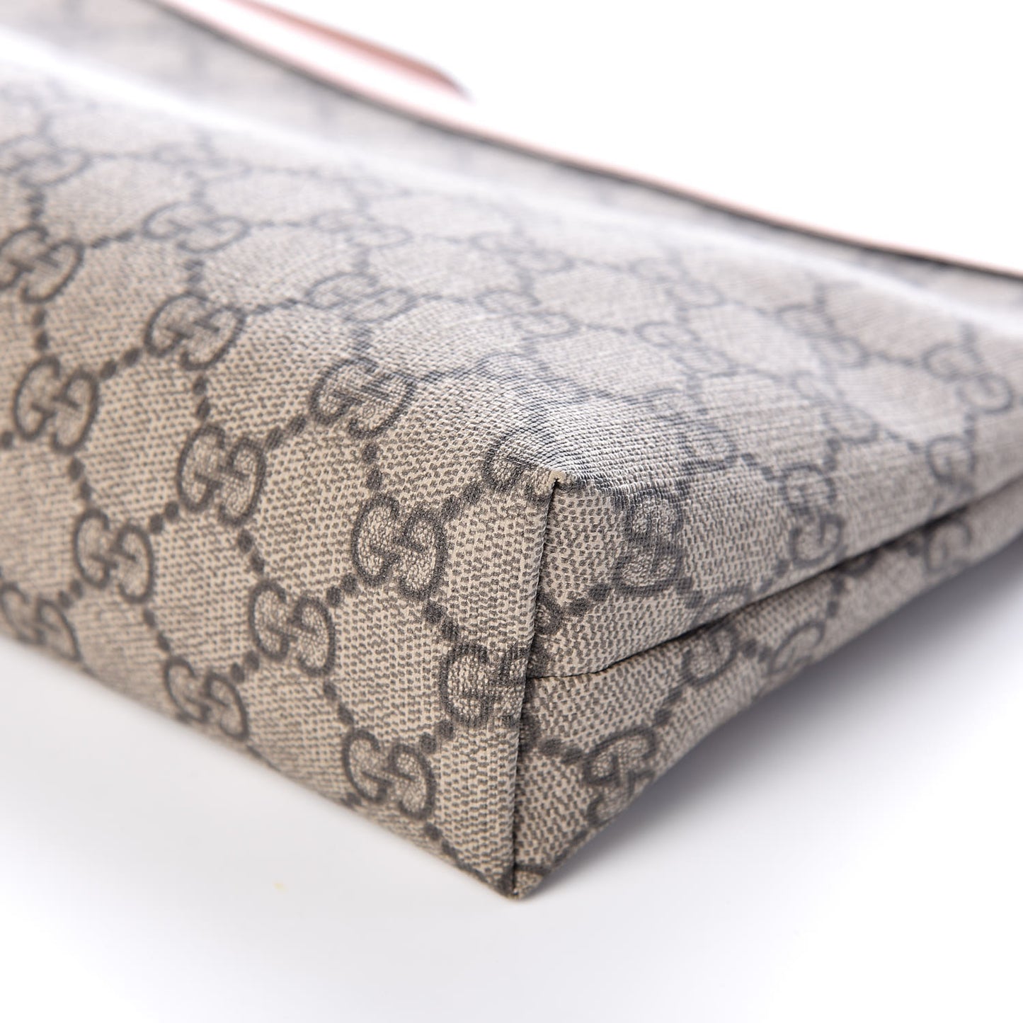 GG Supreme Monogram Soft Pouch Pink