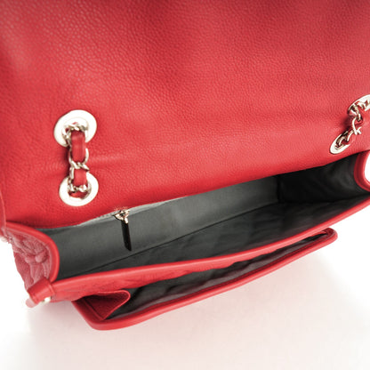 Chanel Caviar Quilted Medium French Riviera Flap Red 5 of 8