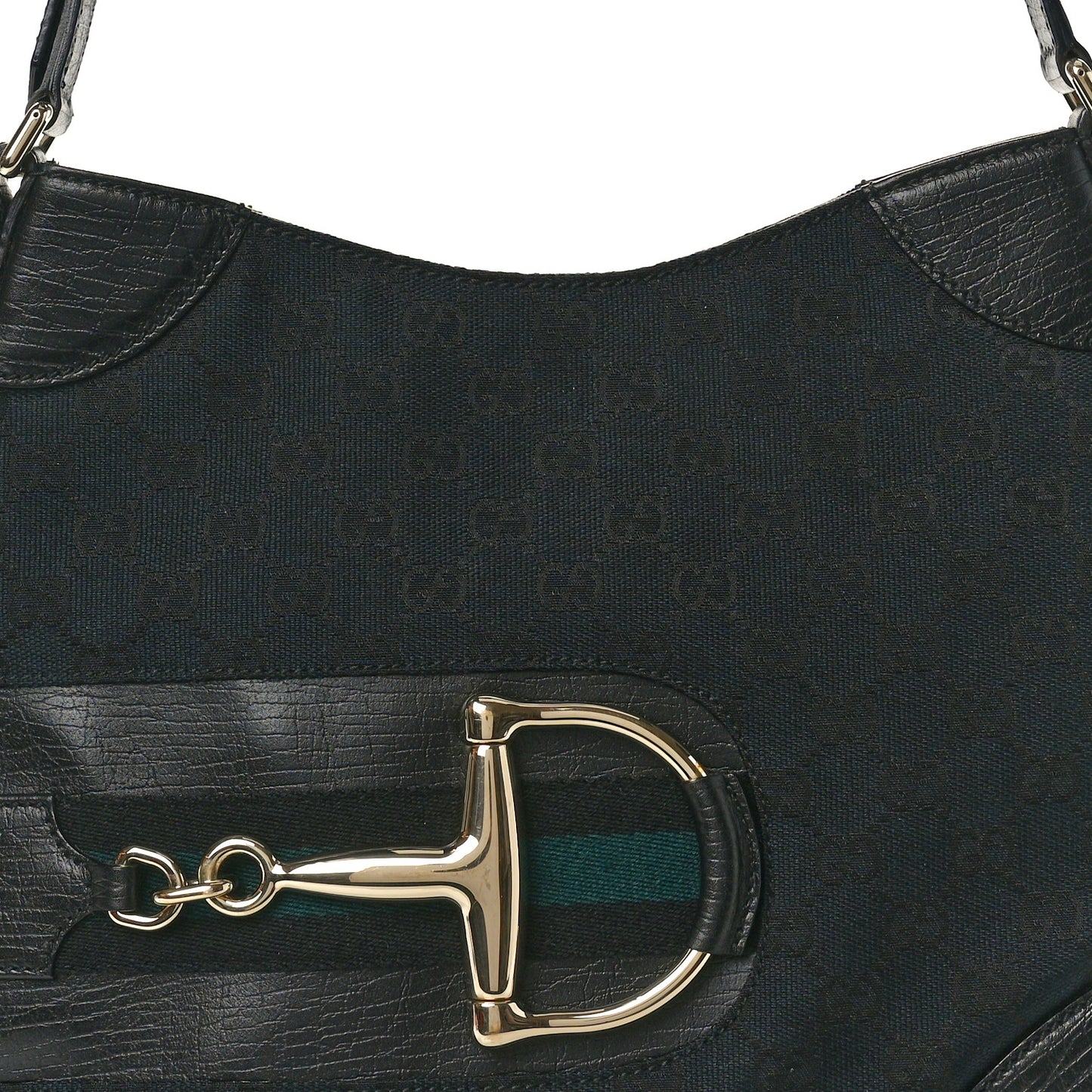 Monogram Web Hasler Hobo Black