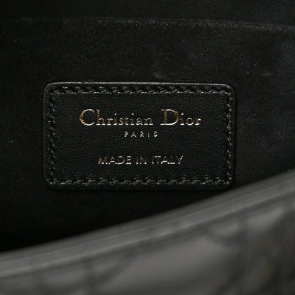 Christian Dior Lambskin Cannage Lady D-Joy Black 6 of 11