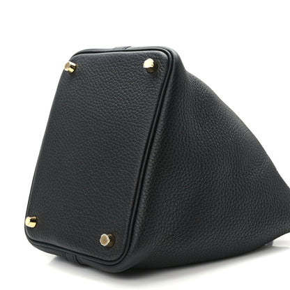 Hermes Taurillon Clemence Picotin Lock 18 PM Black 9 of 10