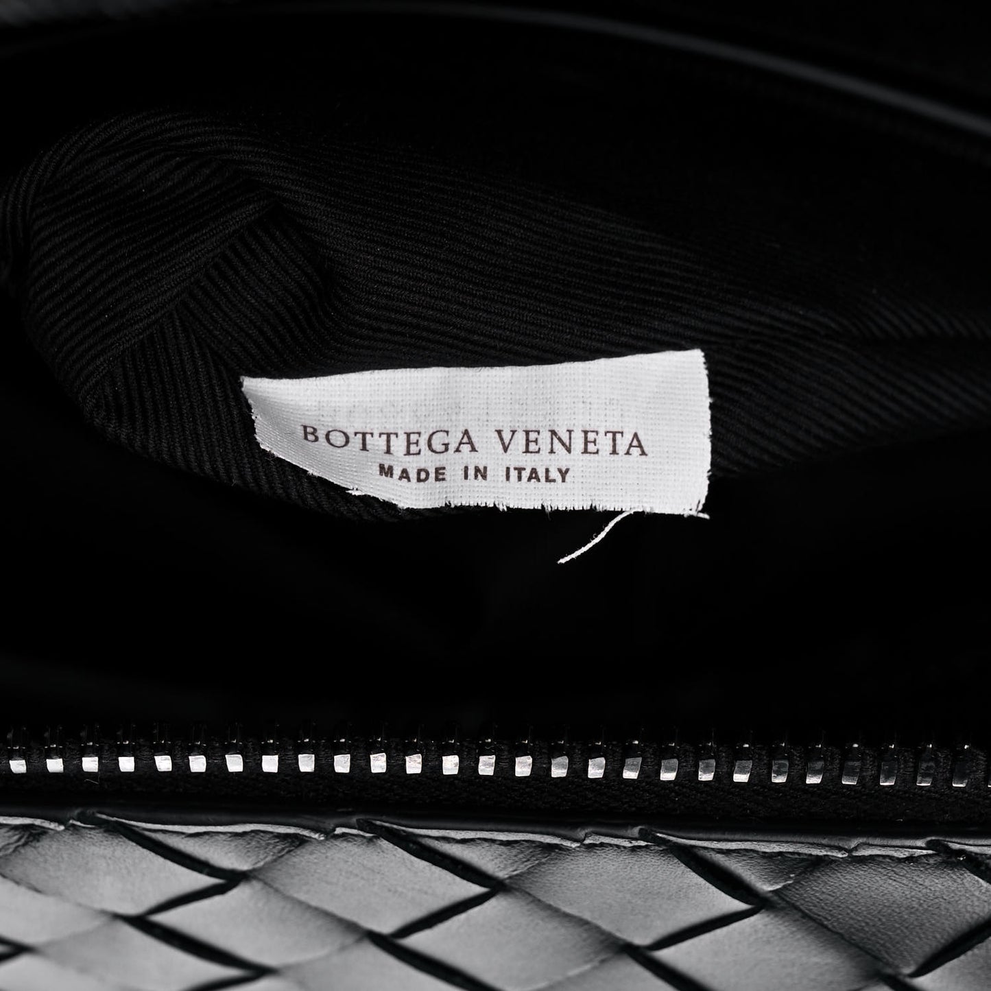 Nappa Intrecciato Maxi Convertible Tote Black