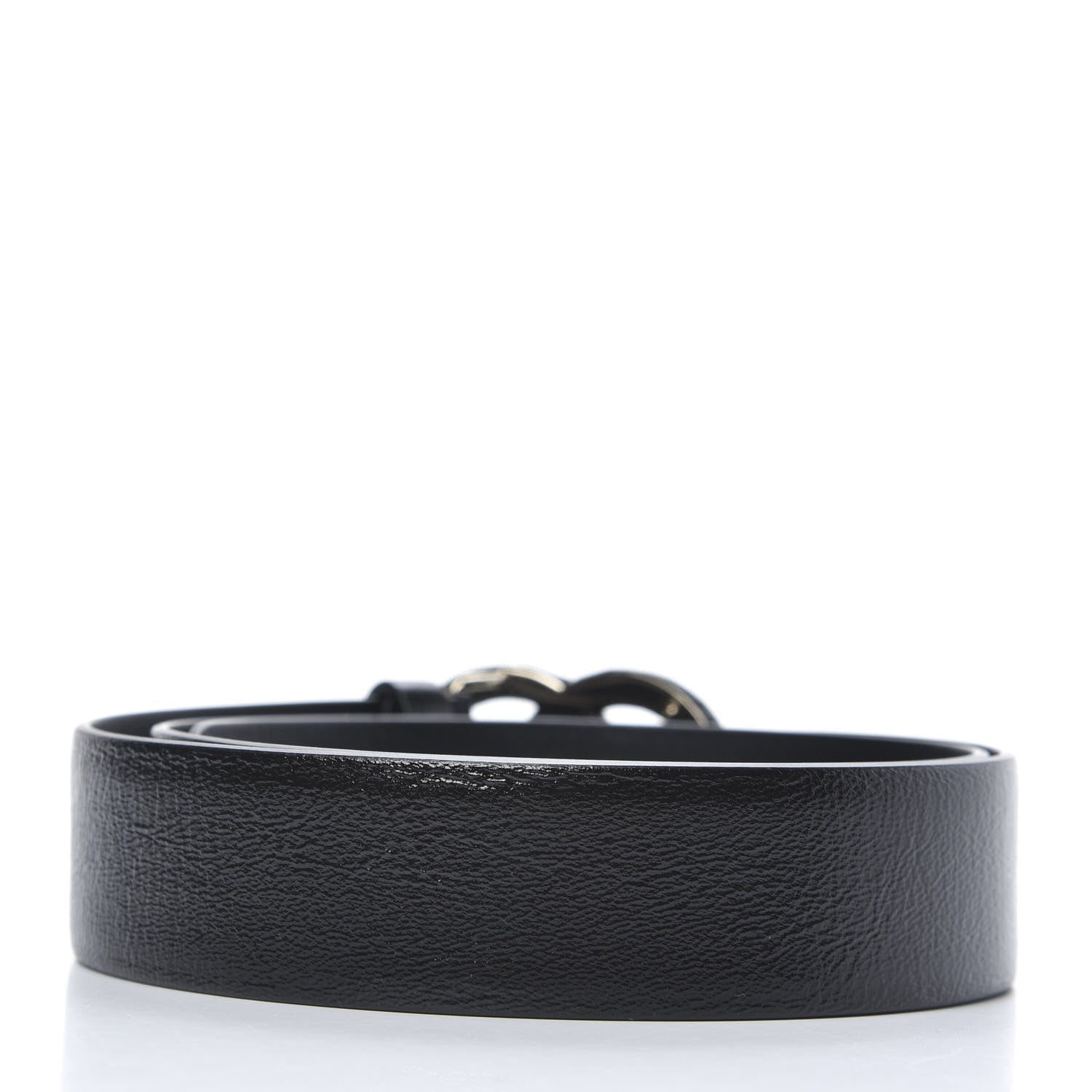 Chanel Glazed Lambskin CC Belt 80 32 Black 2 of 5