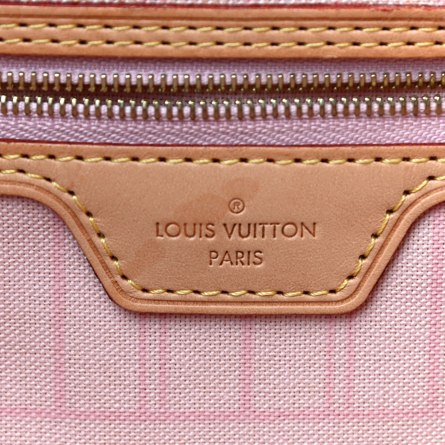 Damier Azur Neo Neverfull MM Rose Ballerine