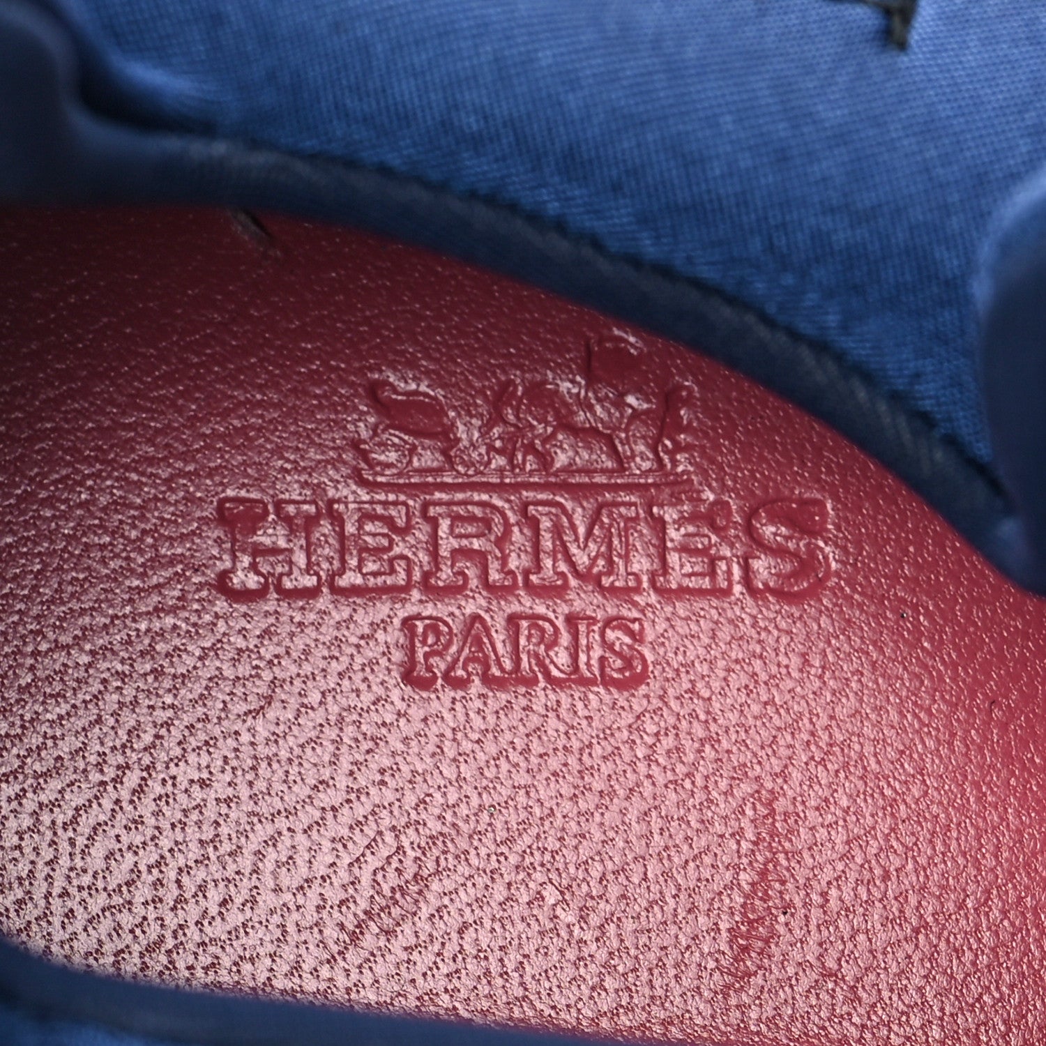 Hermes Technical Canvas Suede Goatskin Womens Stadium Sneakers 38.5 Multicolor 7 of 8