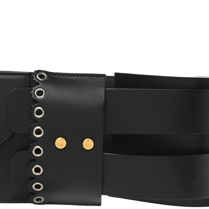 Christian Dior Calfskin Saddle Belt 80 Black 6 of 6