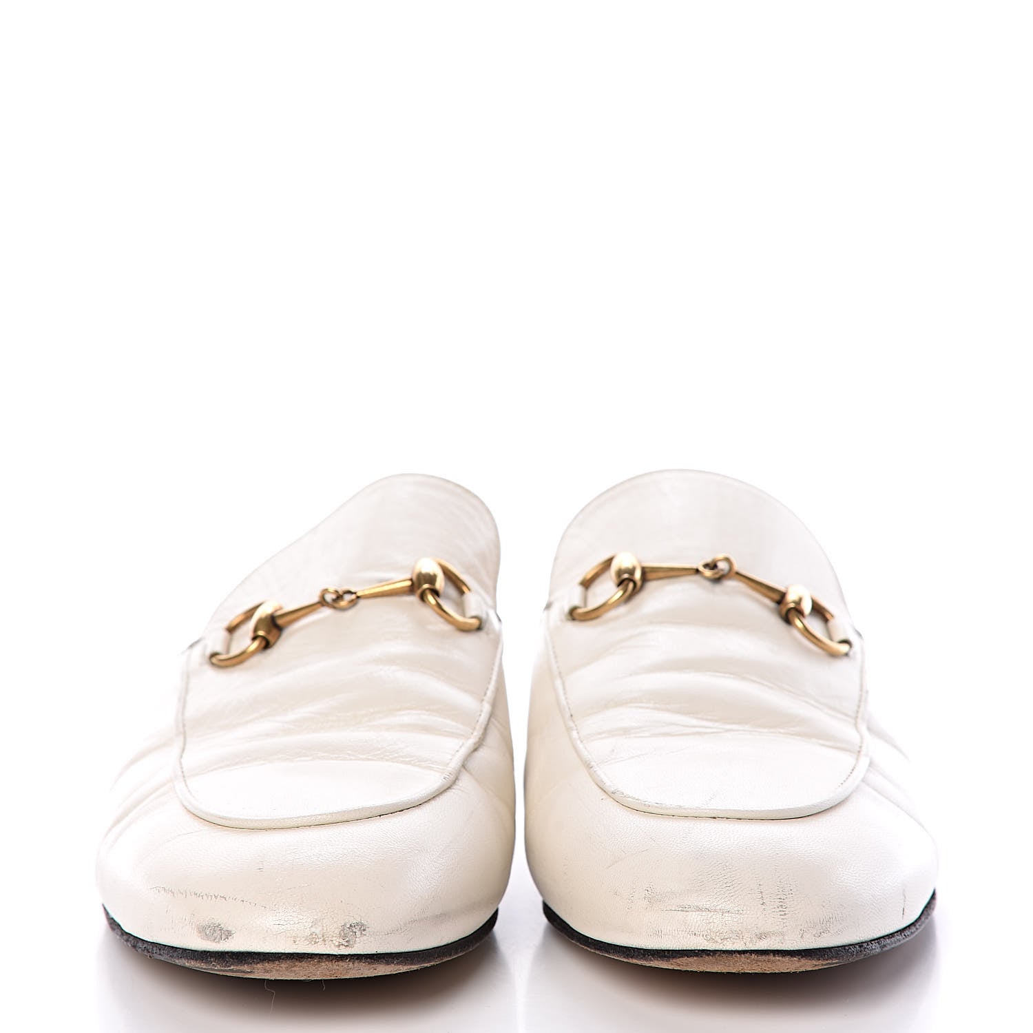 Gucci Malaga Kid Womens Princetown Slippers 38 Mystic White 2 of 22