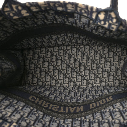 Christian Dior Oblique Large Book Tote Blue Multicolor 4 of 6