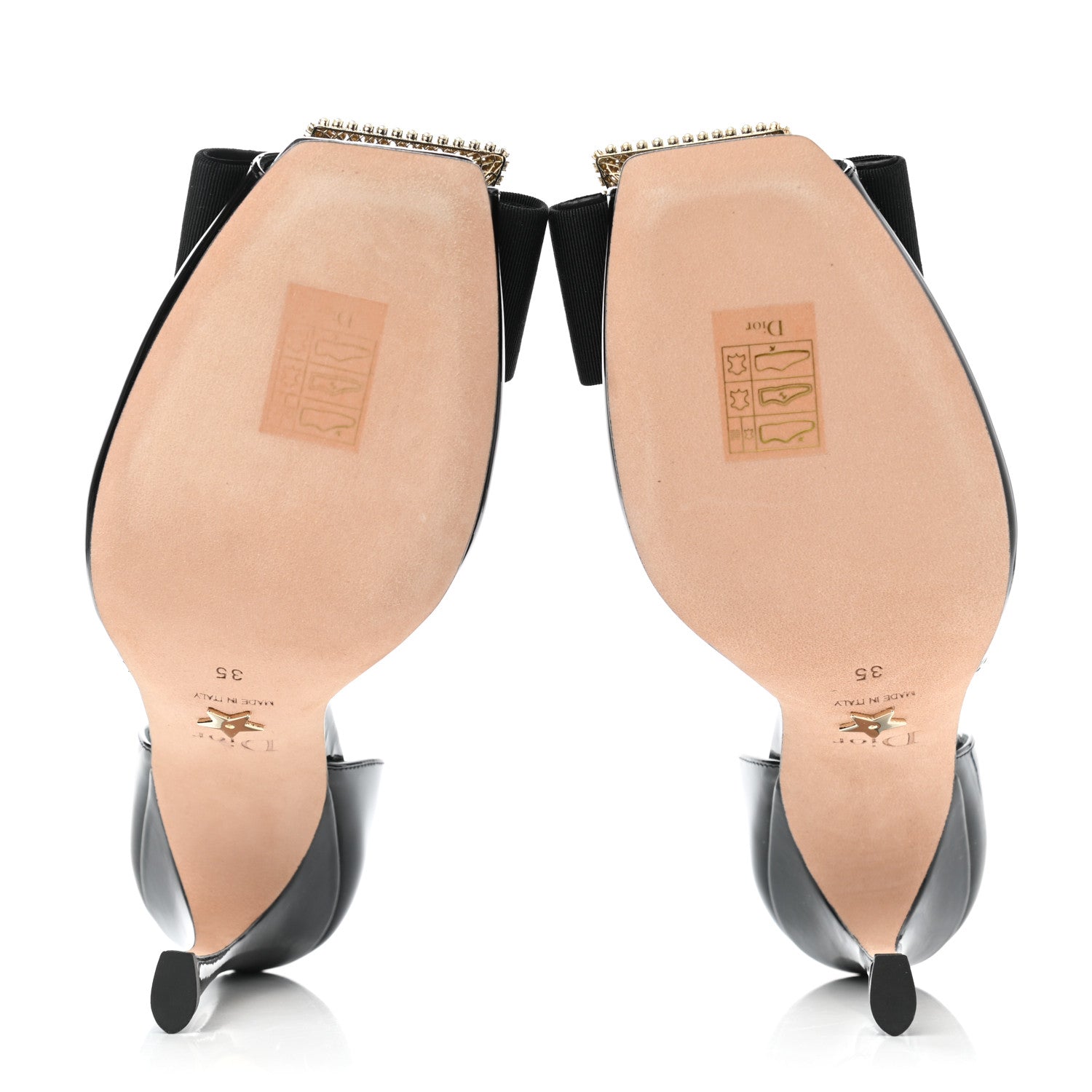 Christian Dior Patent Dior Idylle Pumps 35 Black 5 of 9