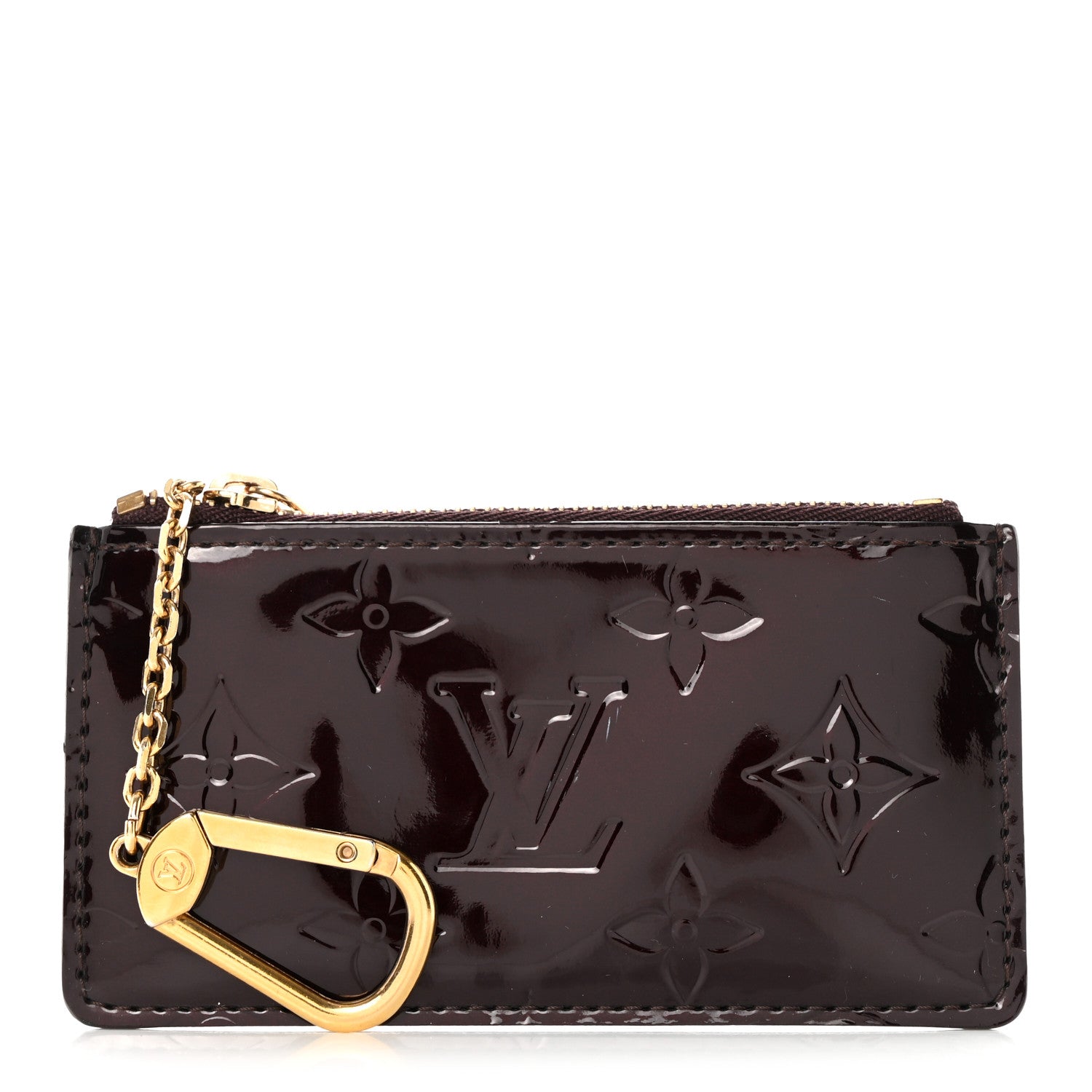 Louis Vuitton Vernis Pochette Key Pouch Amarante 1 of 13