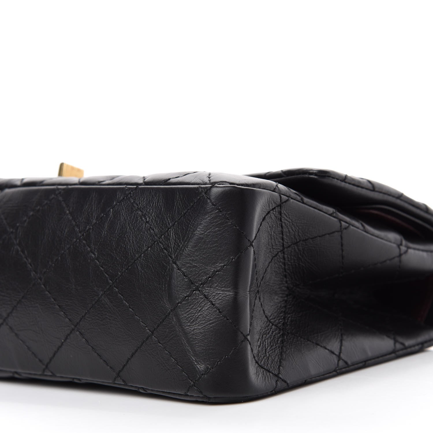 Chanel Aged Calfskin Quilted 2.55 Reissue 226 Flap Black 8 of 14