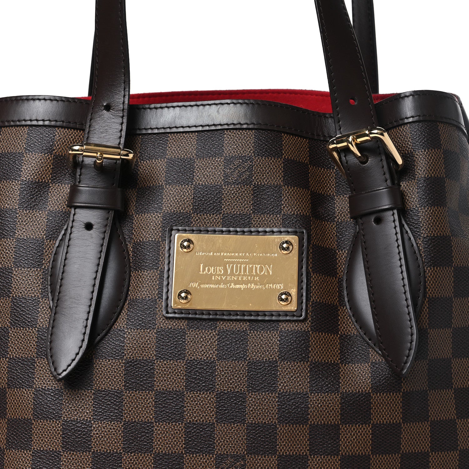 Louis Vuitton Damier Ebene Hampstead MM 7 of 10
