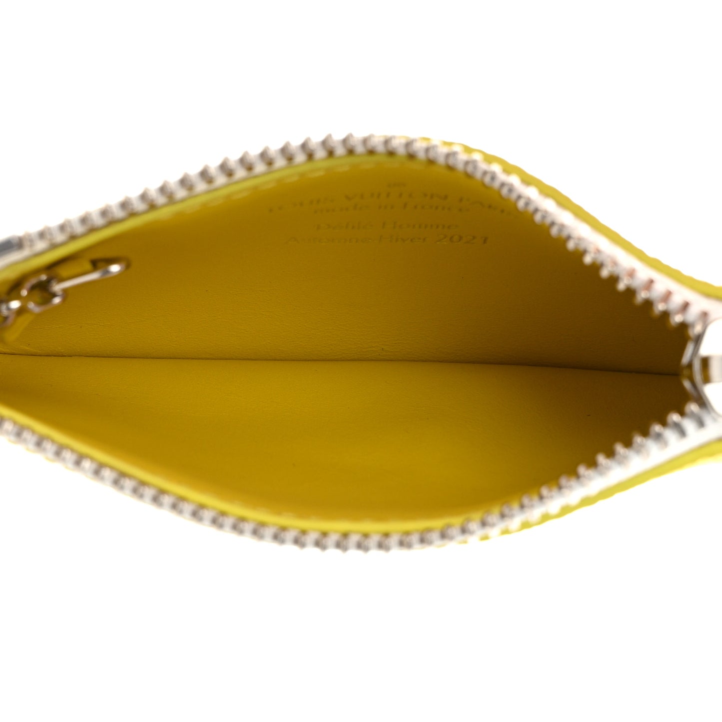Calfskin Everyday LV Key Pouch Jaune