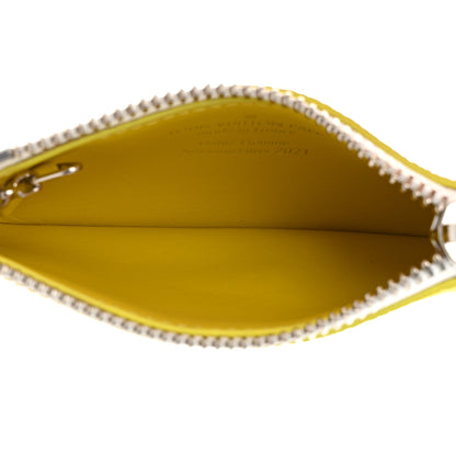 Louis Vuitton Calfskin Everyday LV Key Pouch Jaune 5 of 8