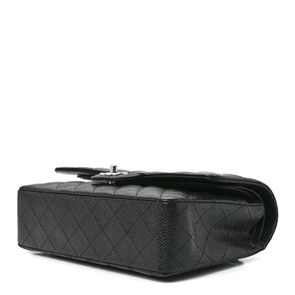 Chanel Caviar Quilted Medium Double Flap Black 10 of 13