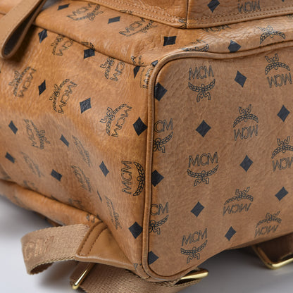 MCM Visetos Crown Stud Large Stark Backpack Cognac 5 of 8