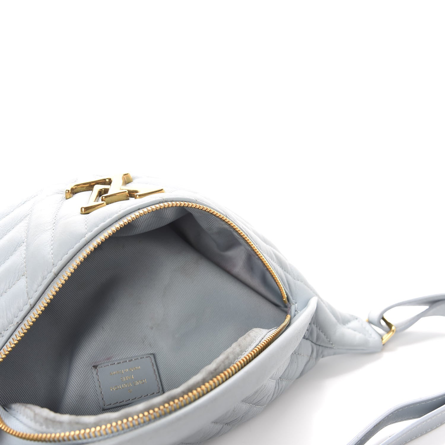 Louis Vuitton Calfskin New Wave Bumbag Porcelain Blue 5 of 12