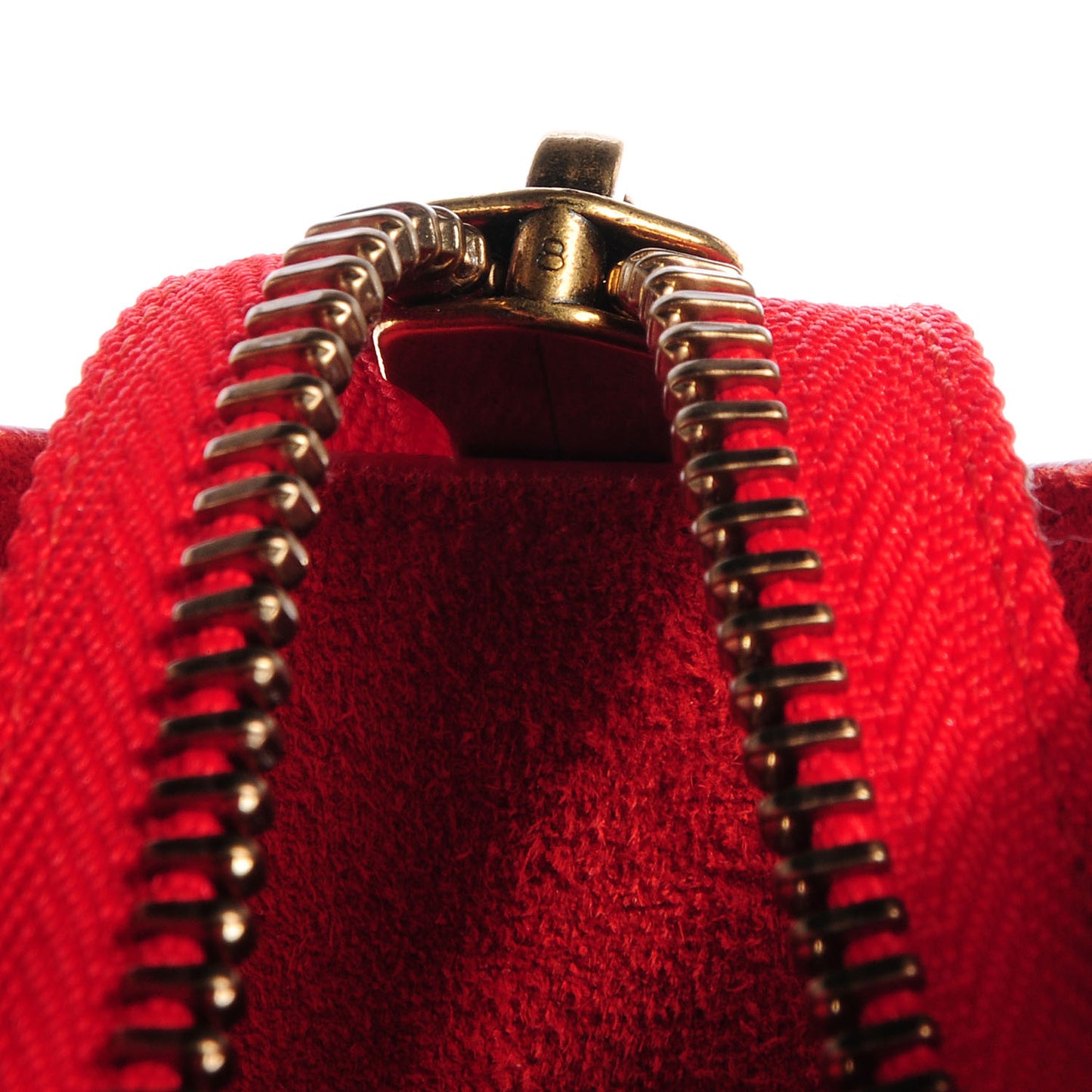 Satin Calfskin Mini Luggage Vermillion