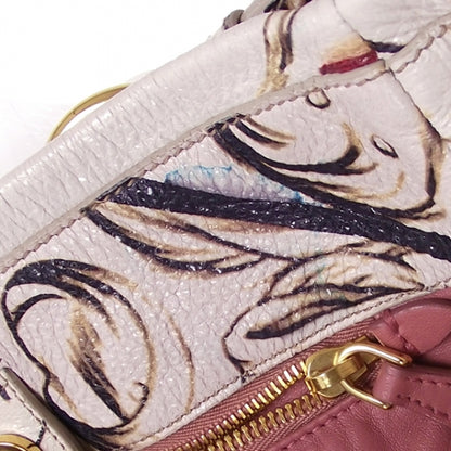 Prada X JAMES JEAN Cervo Lux Fairy Print Hobo Prugna 10 of 10