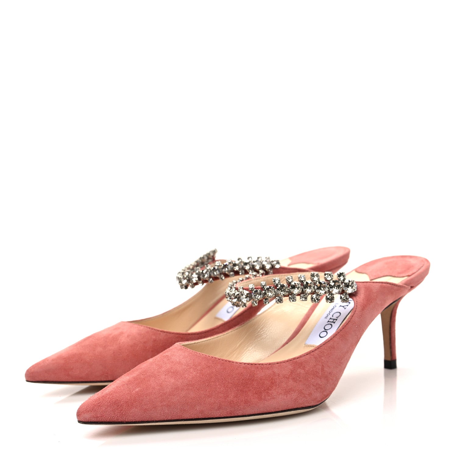 Jimmy Choo Suede Bing 65 Pumps 37.5 Dark Blush 3 of 7