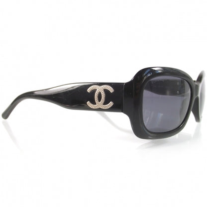 Chanel CC Logo Sunglasses Black 5102 3 of 5