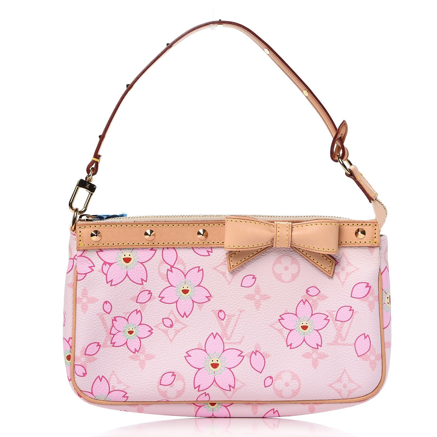 Louis Vuitton Monogram Cherry Blossom Pochette Accessories Pink 1 of 8
