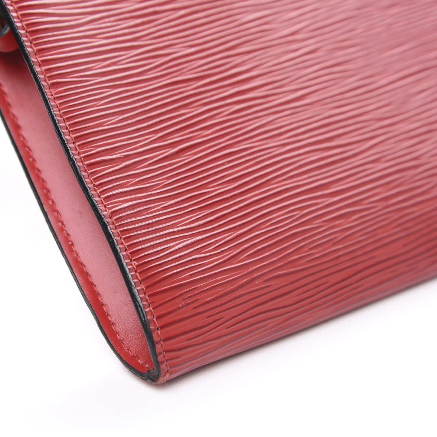 Epi Pochette Accessories 21 Castillan Red