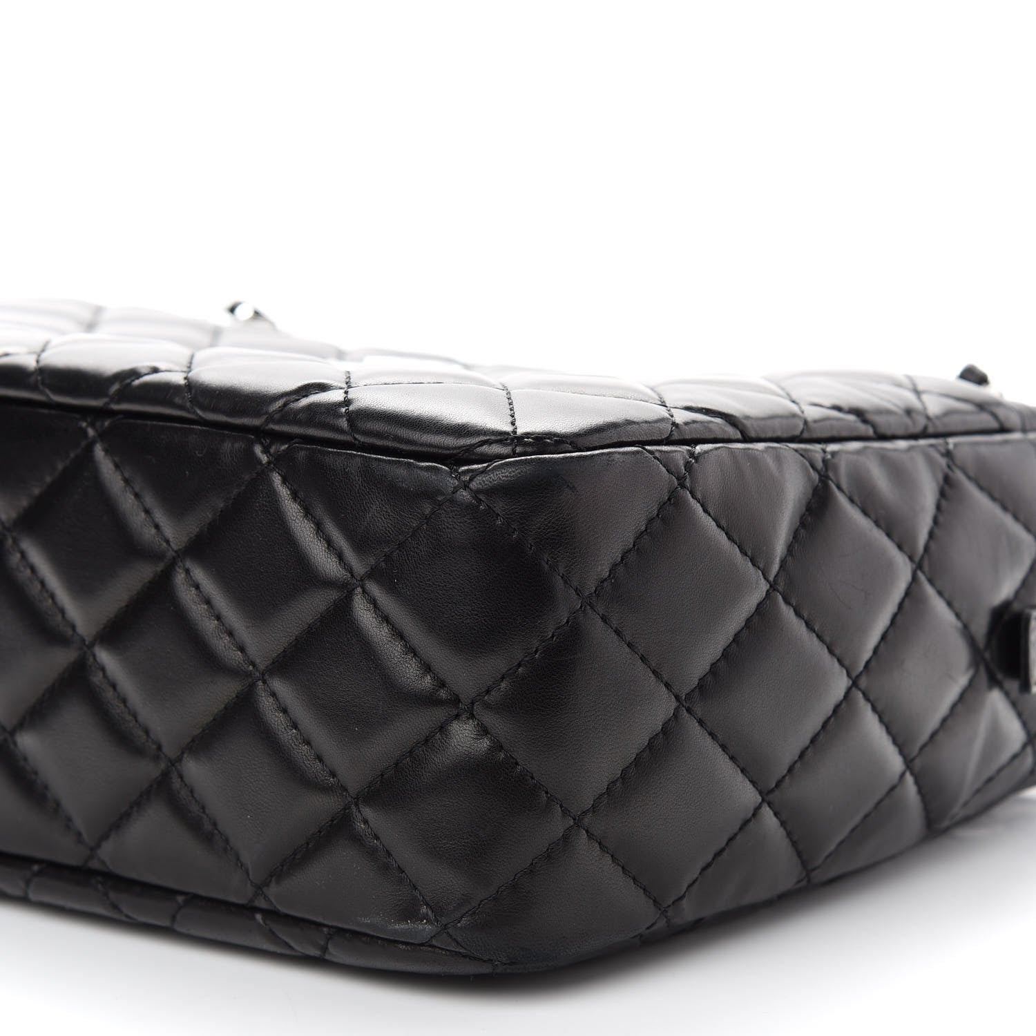 Chanel Lambskin Quilted Medium Camera Case Black 9 of 9