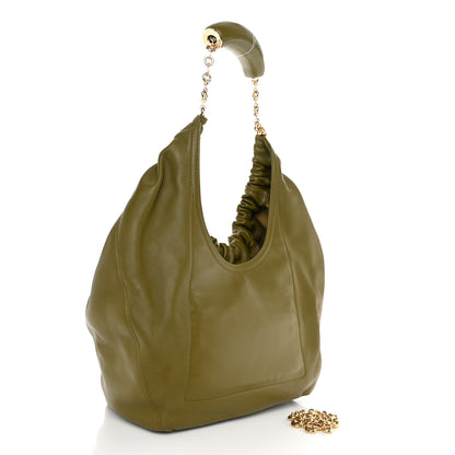 Loewe Nappa Medium Squeeze Bag Olive 3 of 9
