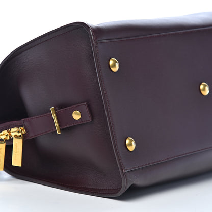 Saint Laurent Calfskin Medium Classic Y Cabas Bordeaux 9 of 12