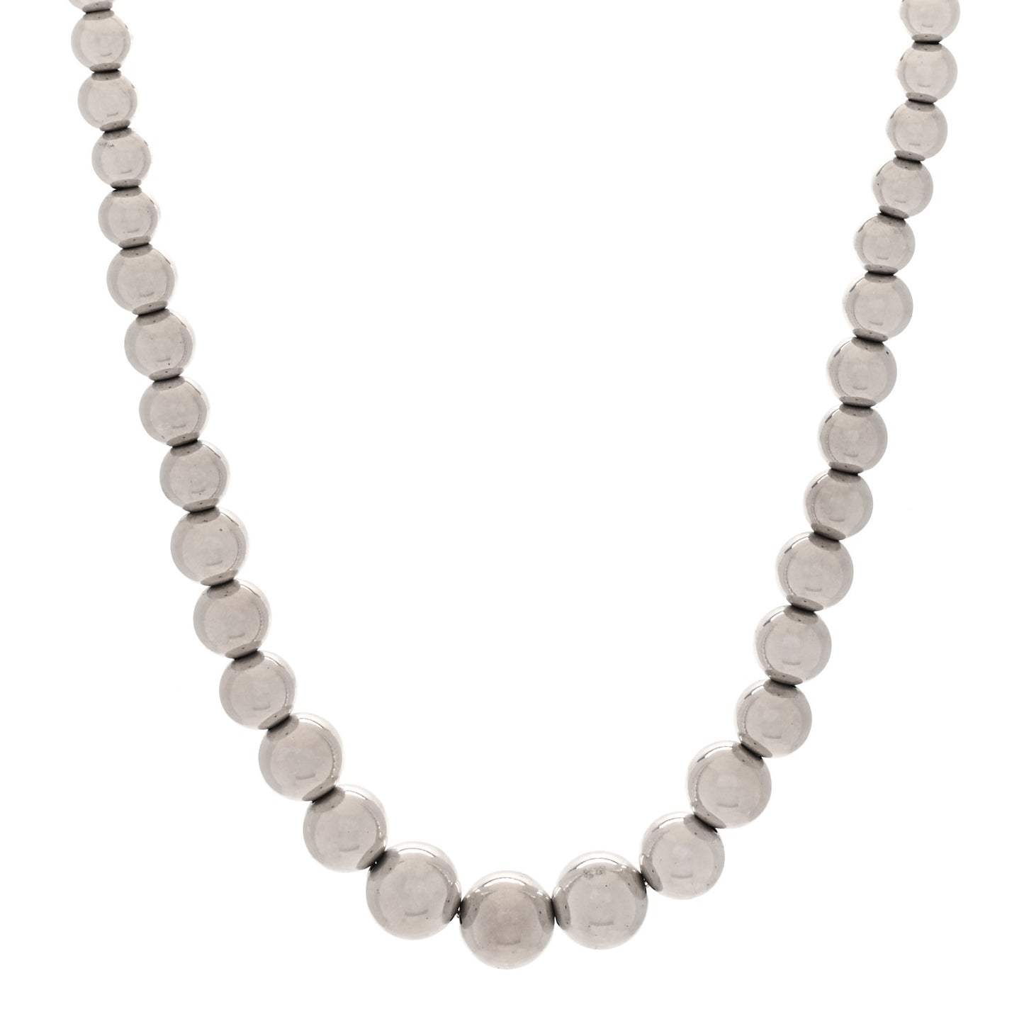 Sterling Silver Hardwear Graduated Ball Necklace