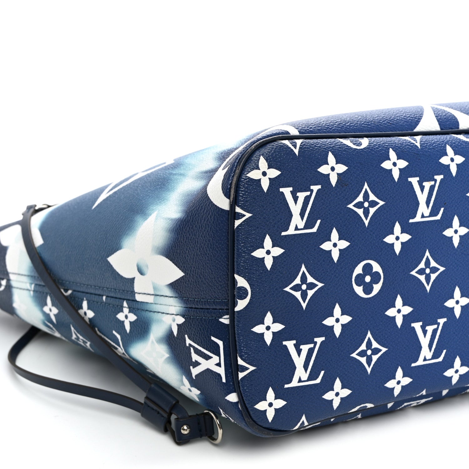 Louis Vuitton Monogram Escale Neverfull MM Blue 9 of 11