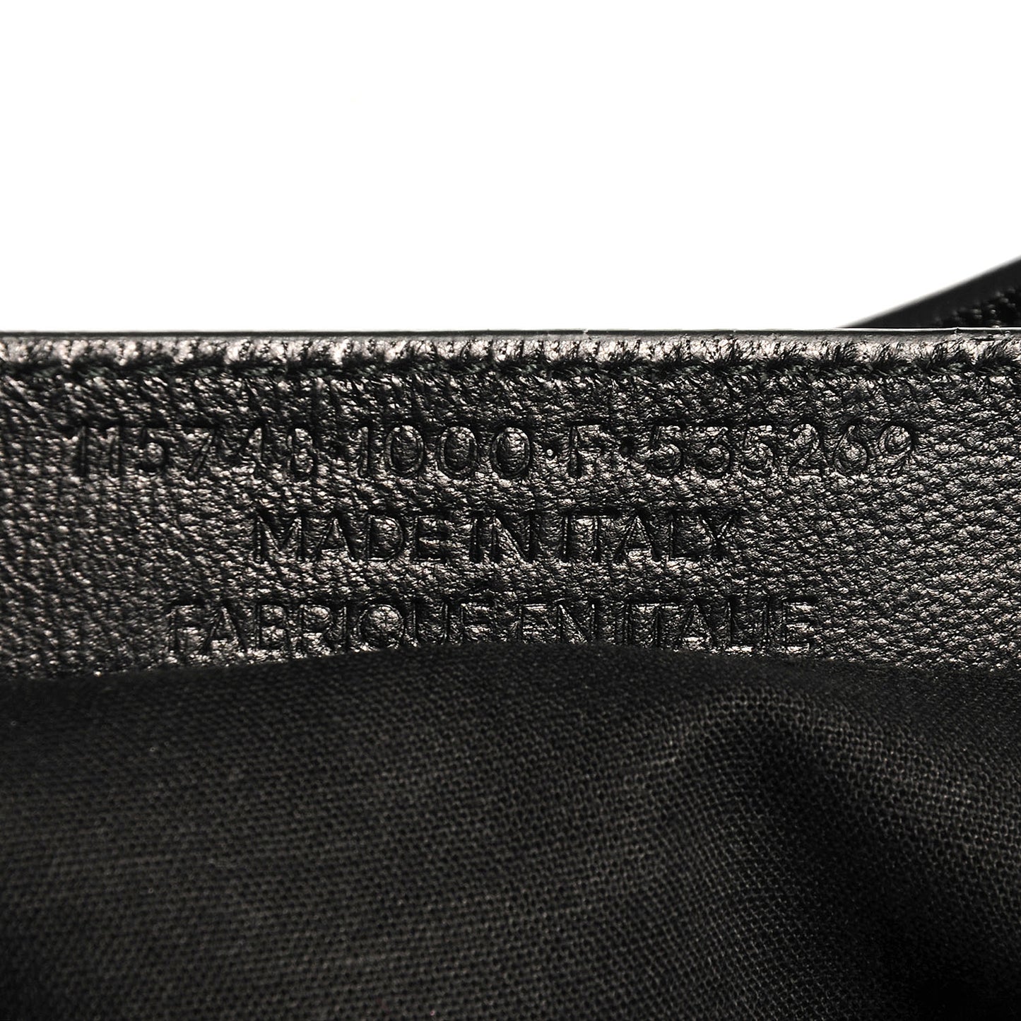 Chevre Silver Metallic Edge Hardware City Black