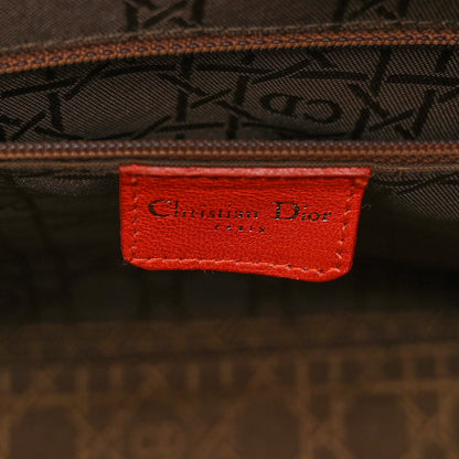 Christian Dior Tweed Cannage Large Lady Dior Orange 6 of 12