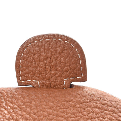 Hermes Taurillon Clemence Evelyne III GM Gold 8 of 9