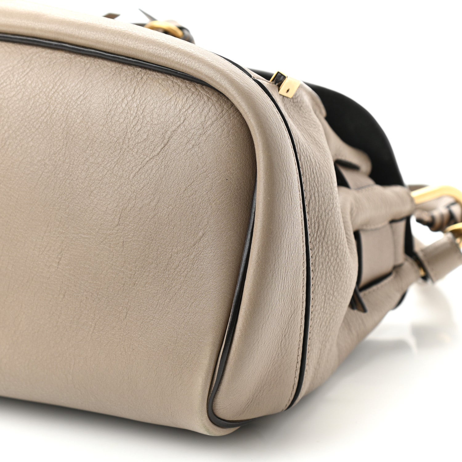 Chloe Suede Calfskin Small Owen Flap Bag Motty Grey 9 of 9