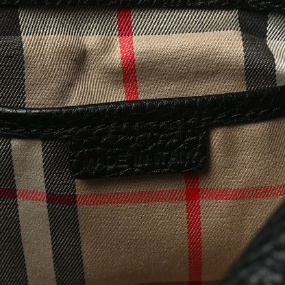 Burberry London Grainy Calfskin Medium Baynard Tote Black 7 of 14
