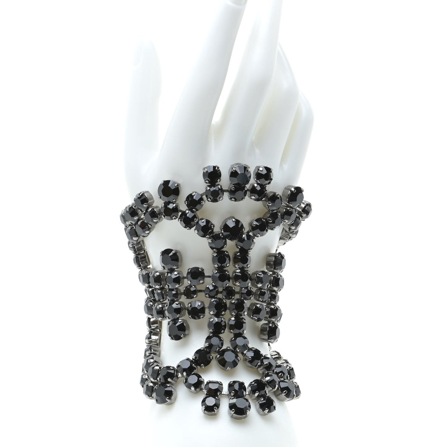 Crystal Bracelet Black Silver