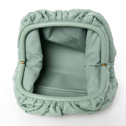 Bottega Veneta Nappa Intrecciato Teen Pouch Sage 5 of 11