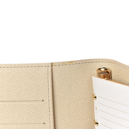Louis Vuitton Monogram Trunk Small Ring Agenda Cover White 7 of 8
