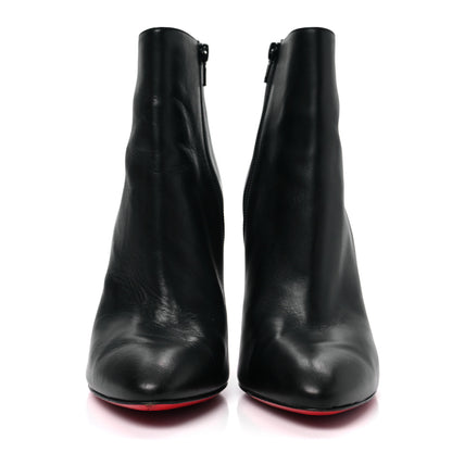 Christian Louboutin Calfskin Eloise Booty 100 Ankle Boots 37.5 Black 2 of 8