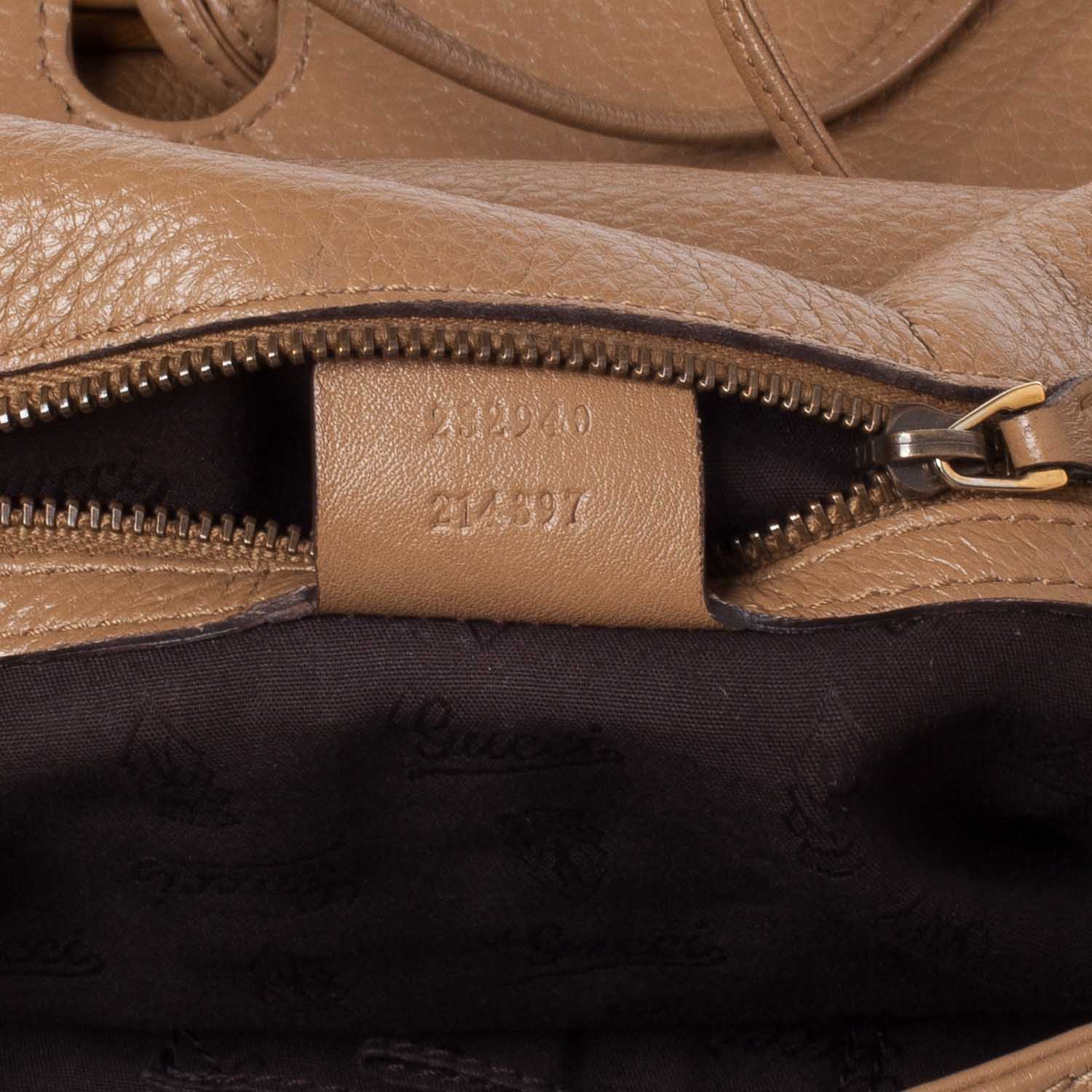 Gucci Leather Large Jungle Shoulder Bag 8 of 10