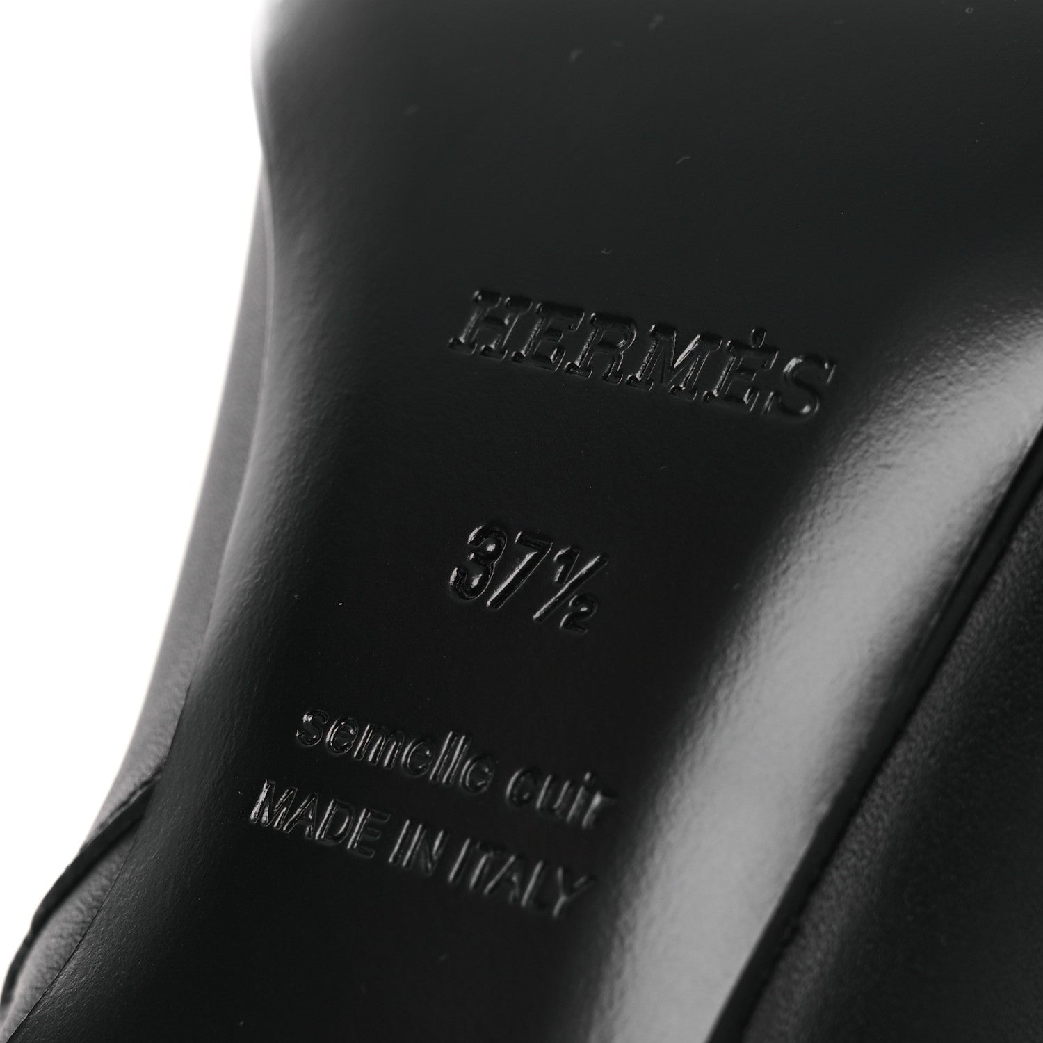Hermes Calfskin Hommage Ankle Boots 37.5 Black 8 of 12