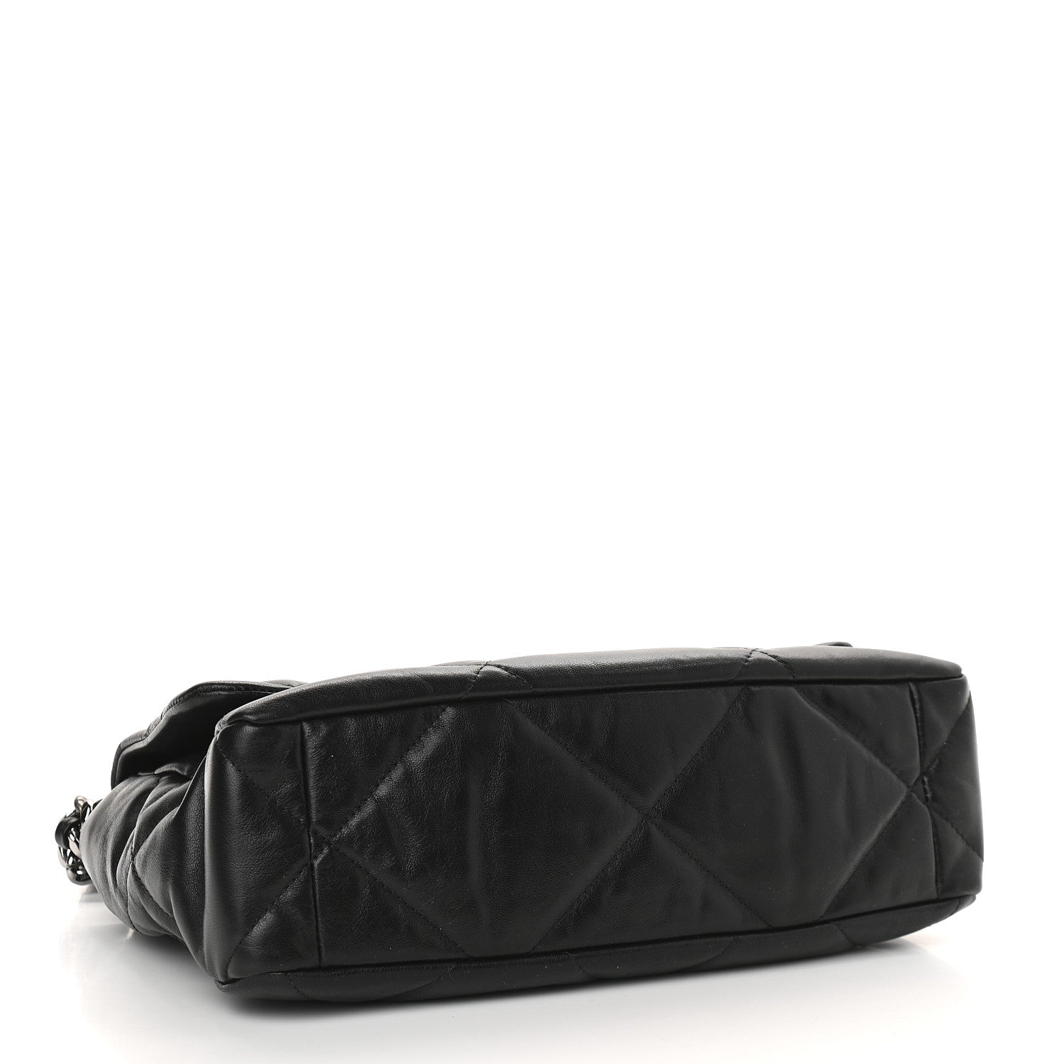 Chanel Lambskin Quilted Large Chanel 19 Flap Black 4 of 9