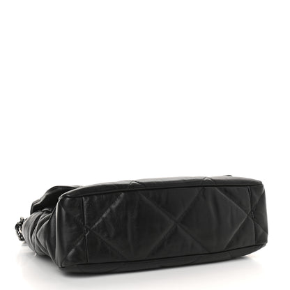 Chanel Lambskin Quilted Large Chanel 19 Flap Black 4 of 9