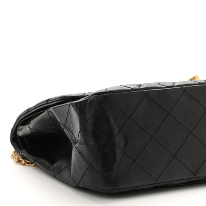 Chanel Aged Calfskin Quilted 2.55 Reissue 227 Flap Black 9 of 10