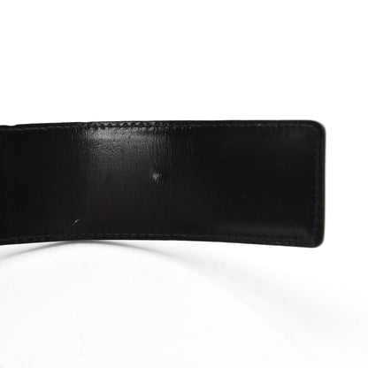 Gucci Calfskin Interlocking G Belt 80 32 Black 5 of 8