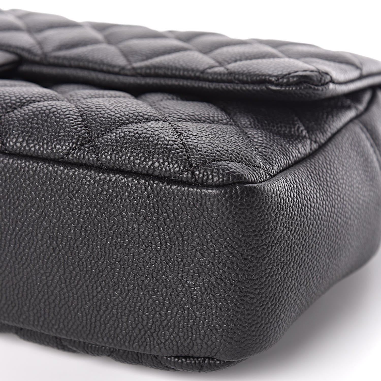 Chanel Caviar Quilted Jumbo Easy Flap Black 10 of 11