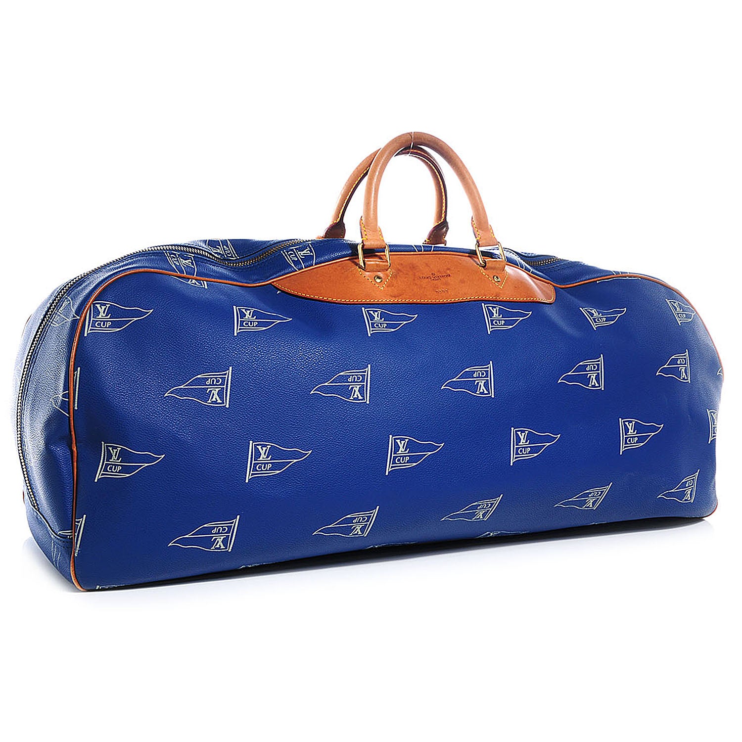 Louis Vuitton Americas Cup Boston Duffel Bag Blue 3 of 8