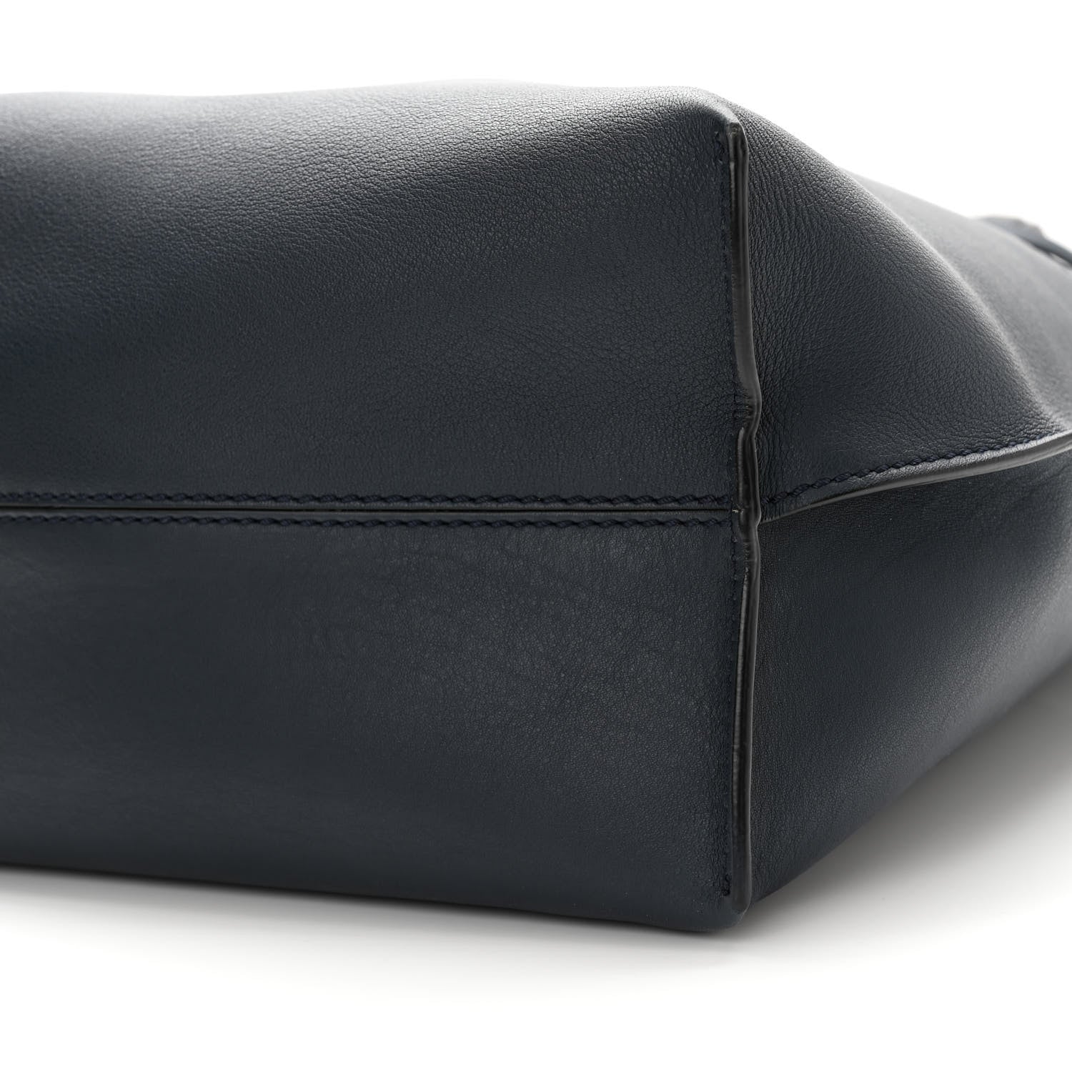 Fendi Vitello All In Shopper Tote Navy Black 9 of 10